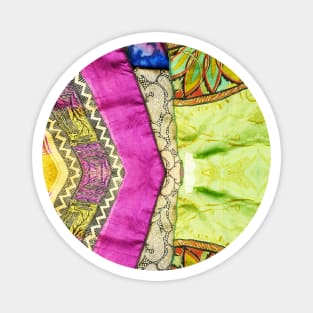 Indian Sari Fabric Magnet